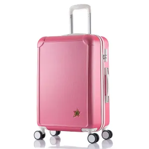 20"24 Inches Combination Lock Trolley Case Abs Students Women Travel Frosted  Luggage Rolling