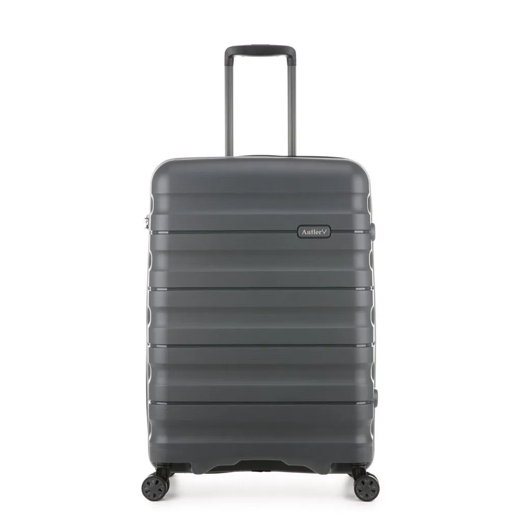 Antler Lincoln 68cm Medium Hardsided Luggage - Charcoal