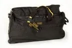 A.Saks On The Go 31 Inch Expandable Wheeled Duffel Bag , Black/Yellow