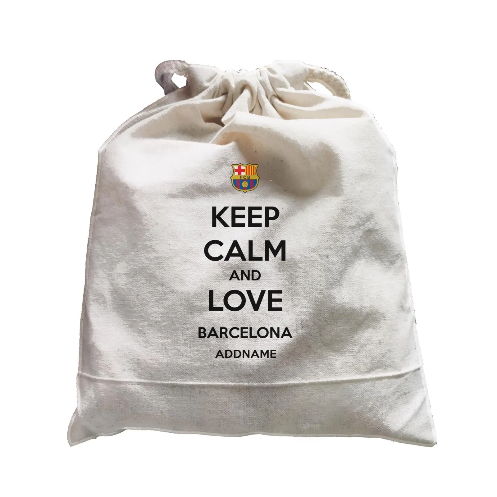 Barcelona Football Keep Calm And Love Series Addname Satchel