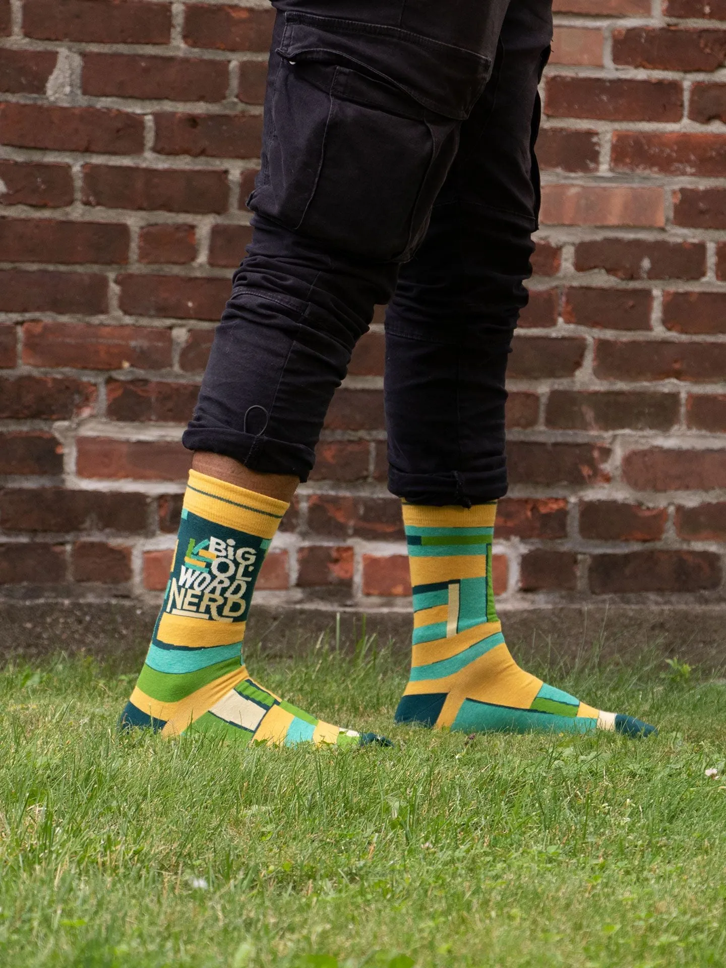 Big Ol' Word Nerd M-Crew Socks