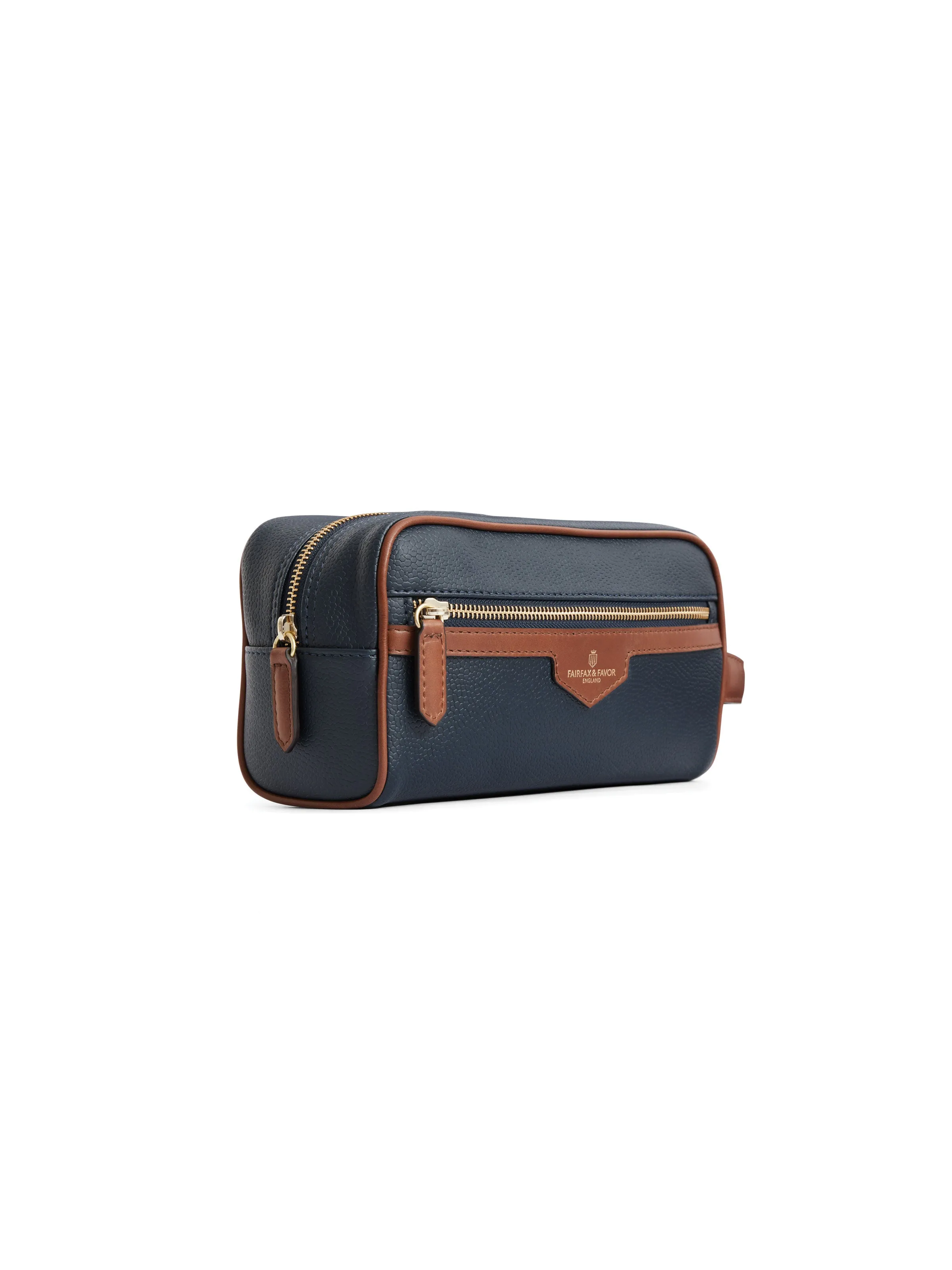 Britannia Washbag - Navy Scotchgrain