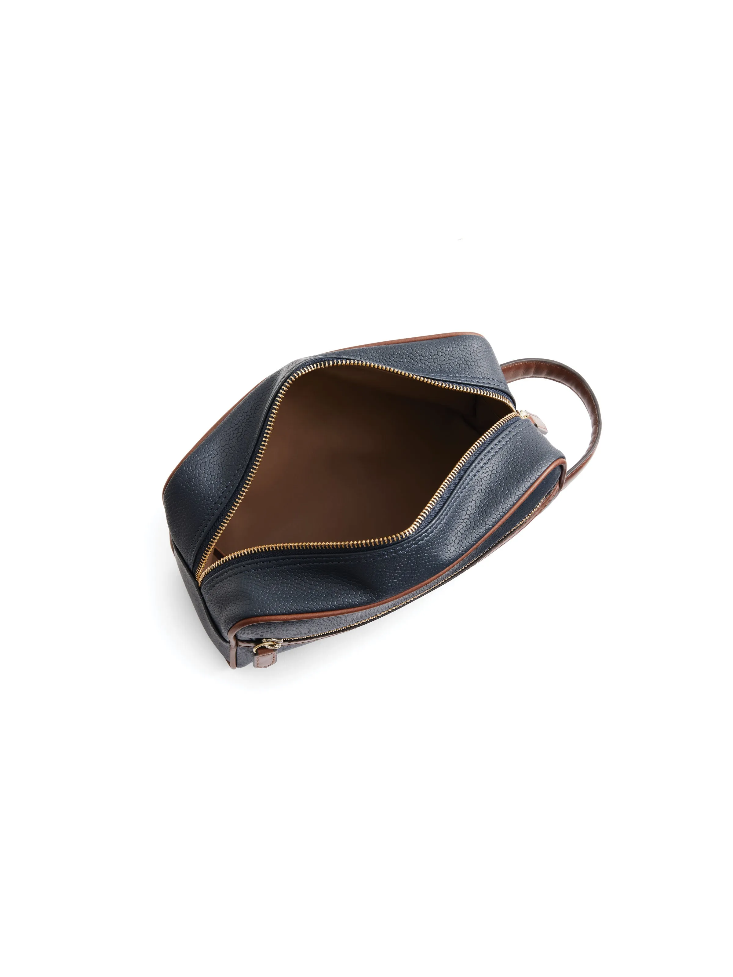Britannia Washbag - Navy Scotchgrain