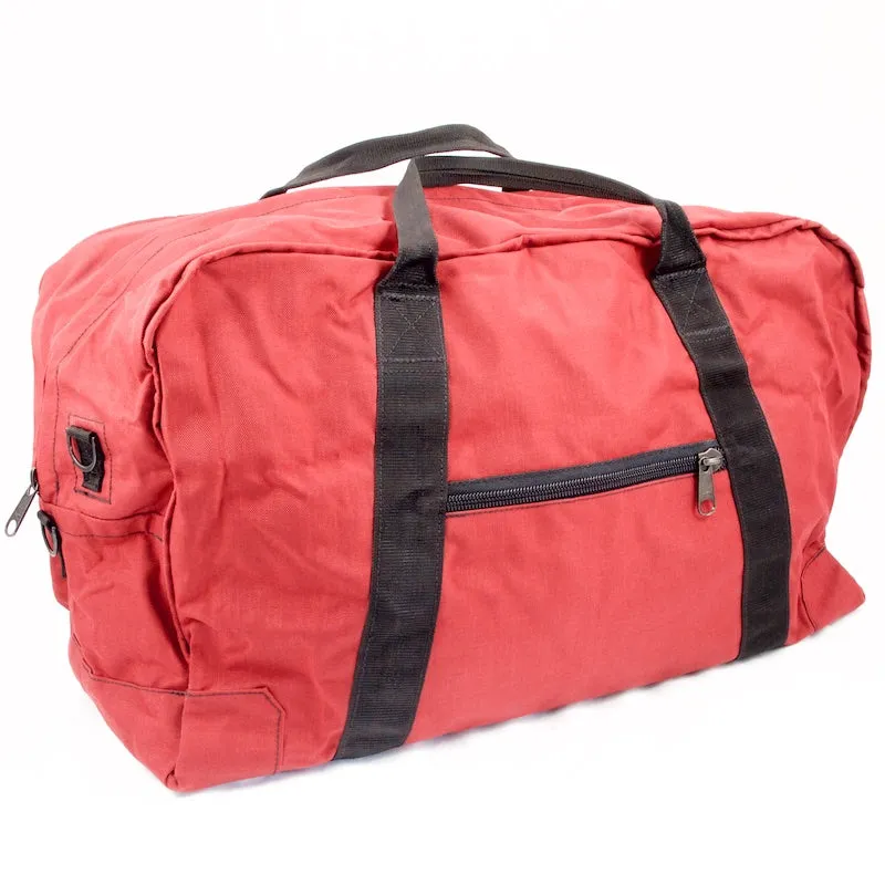 British Heavy Duty Nylon Holdall. New. Maroon.