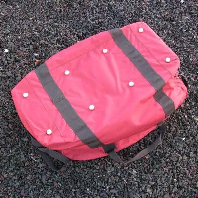 British Heavy Duty Nylon Holdall. New. Maroon.