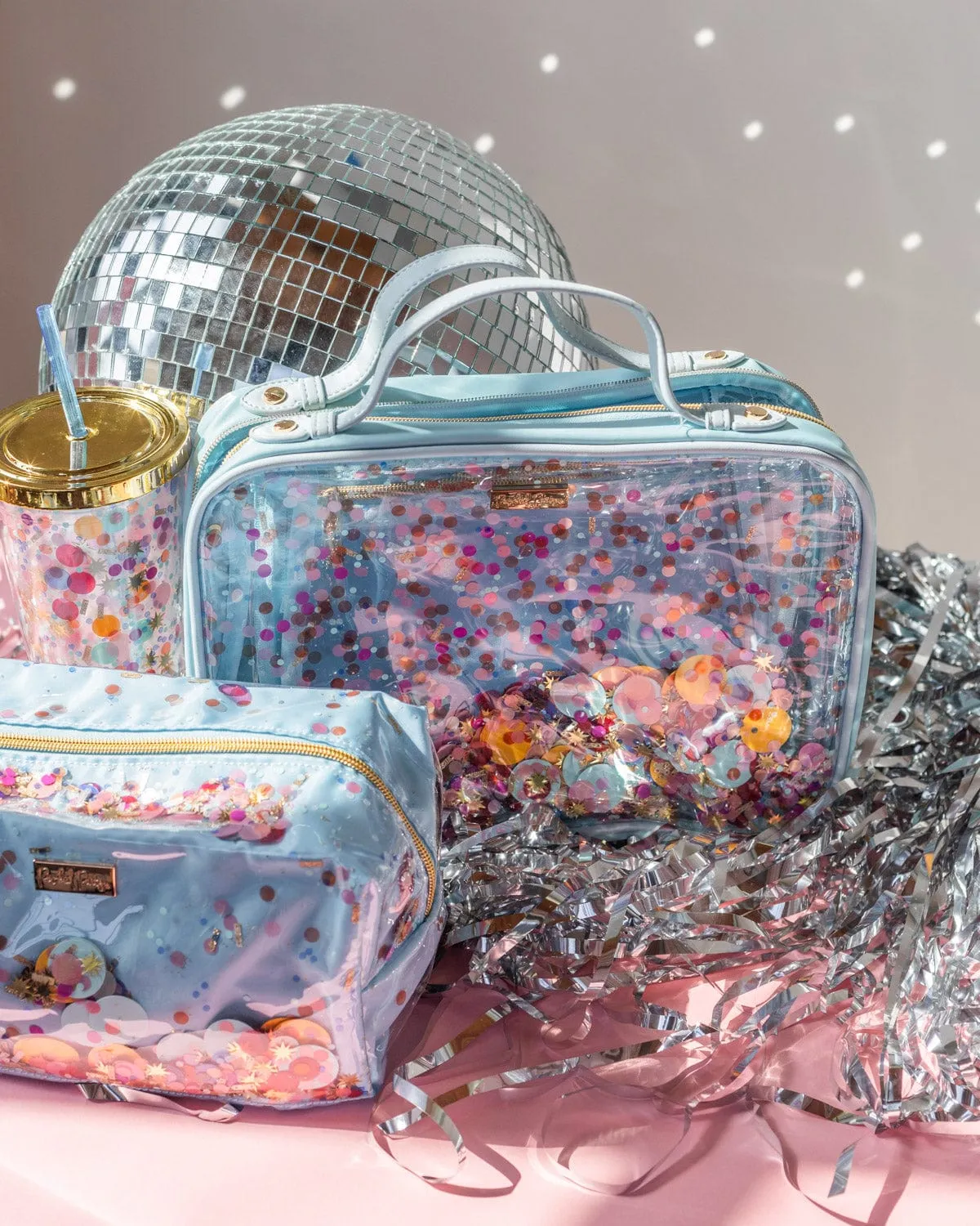 Celebrate Every Day Confetti Traveler Make-up and Cosmetic Bag