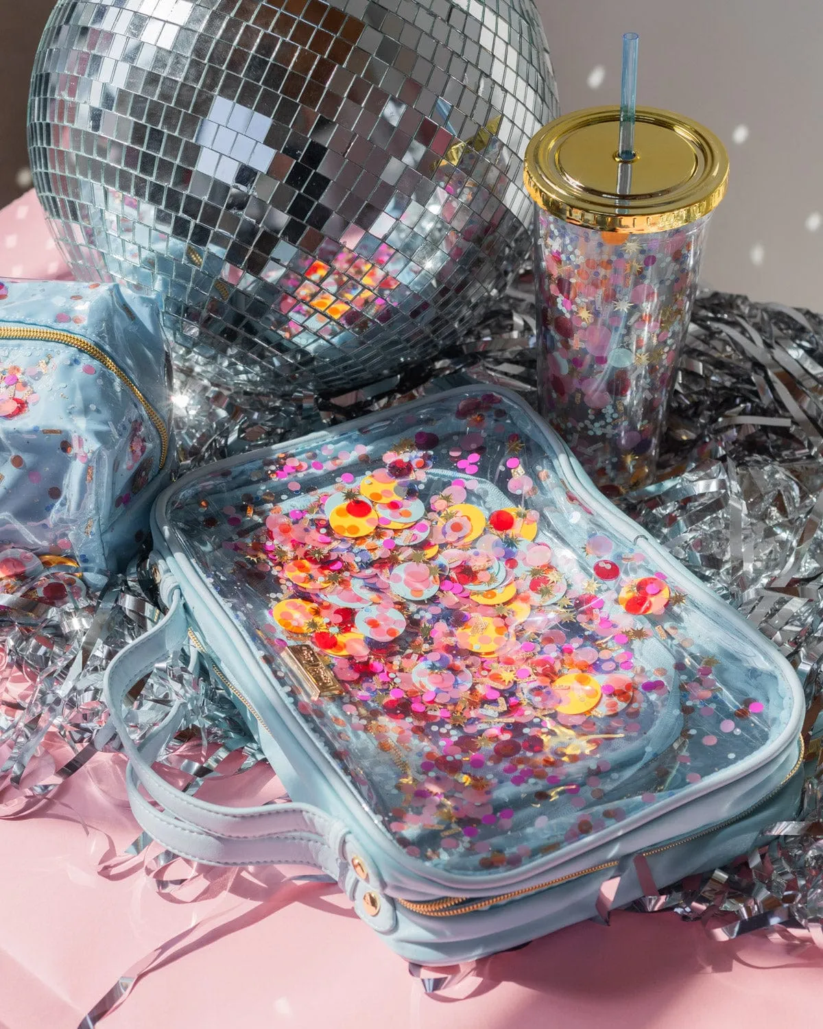 Celebrate Every Day Confetti Traveler Make-up and Cosmetic Bag