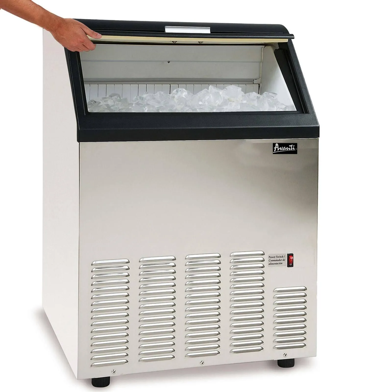 CIM102U3S Avanti Commercial Ice Maker - Stainless Steel / 102 lbs