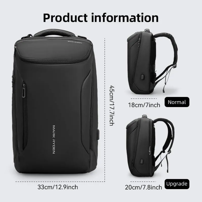 Compacto Pro: MarkRyden Top Seller Futuristic Design Simple Large Capacity Daily Backpack