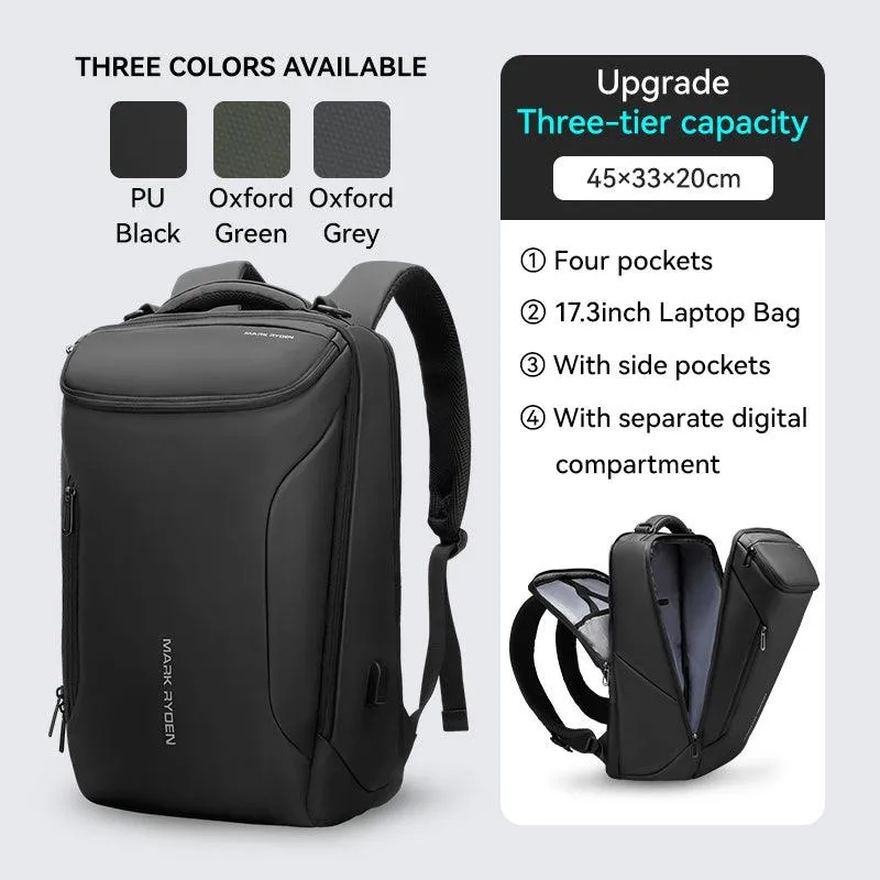 Compacto Pro: MarkRyden Top Seller Futuristic Design Simple Large Capacity Daily Backpack
