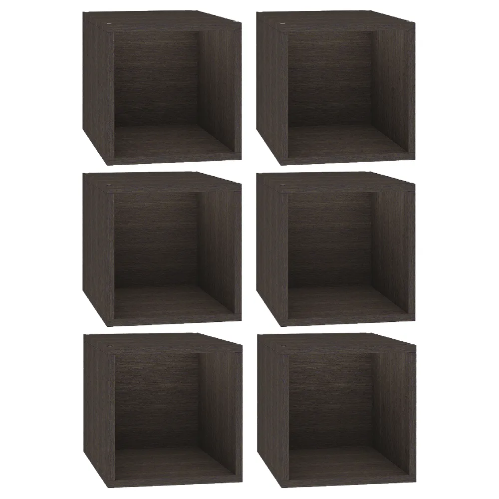 Cubox Storage Cube, 30 x 30 cm, Classic Wenge (Set of 6)