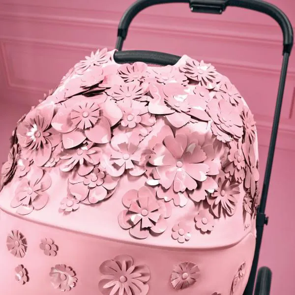 Cybex Priam 4/E-Priam 2 Lux Carry Cot - Simply Flowers Pale Blush