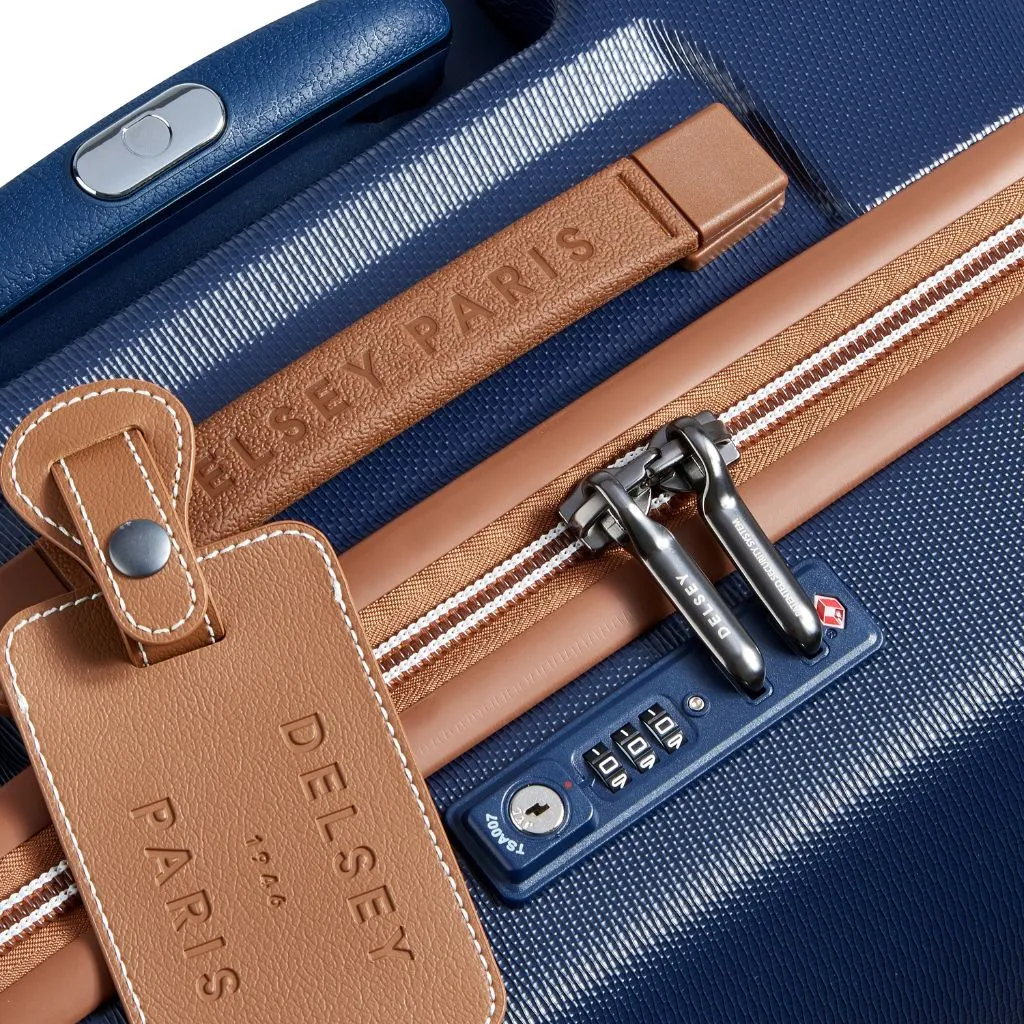 Delsey Chatelet Air 2.0 Set - 3 Piece Hardsided Luggage - Navy Blue