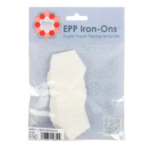 Easy EPP Iron-On Washaway Hexies
