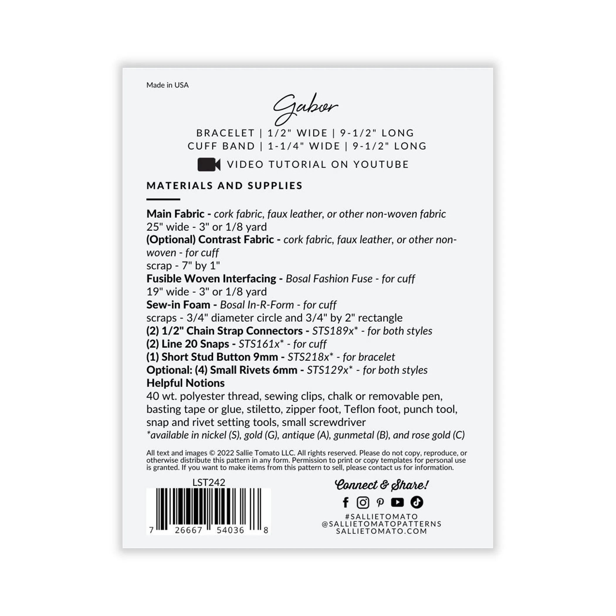 Gabor Instant Download