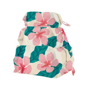 Hibiscus Flower 3D Zip Pouch, Set of 3