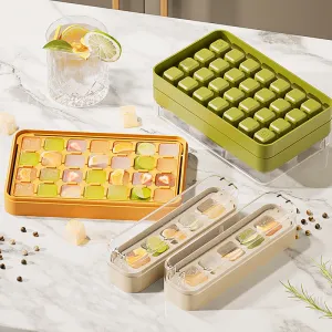 Household Press Mini Ice Tray Ice Cube Mold