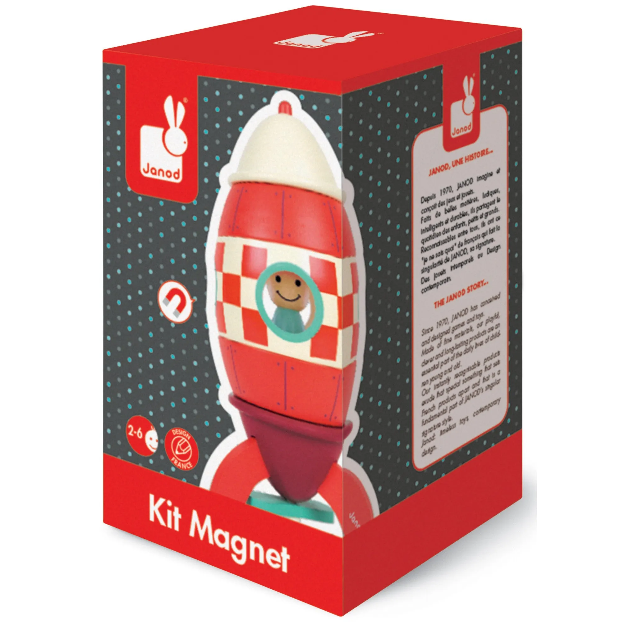 Janod Medium Magnetic Rocket