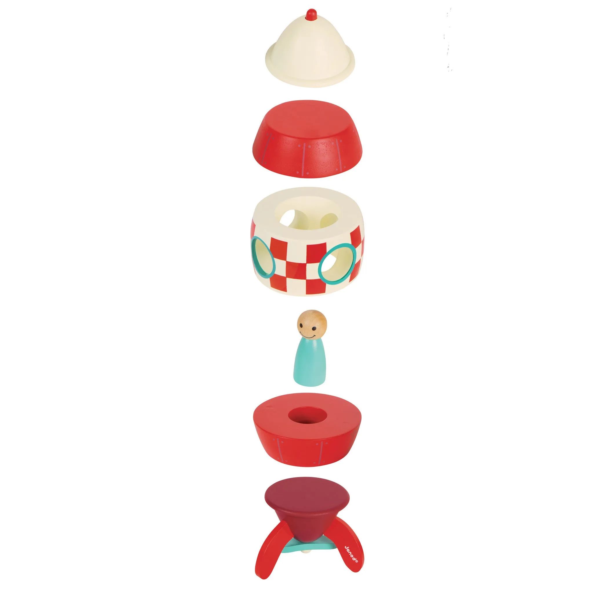 Janod Medium Magnetic Rocket
