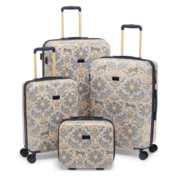 Joules Damask 66cm 4-Wheel Medium Suitcase