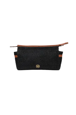 Mari Necessaire Clutch - Black