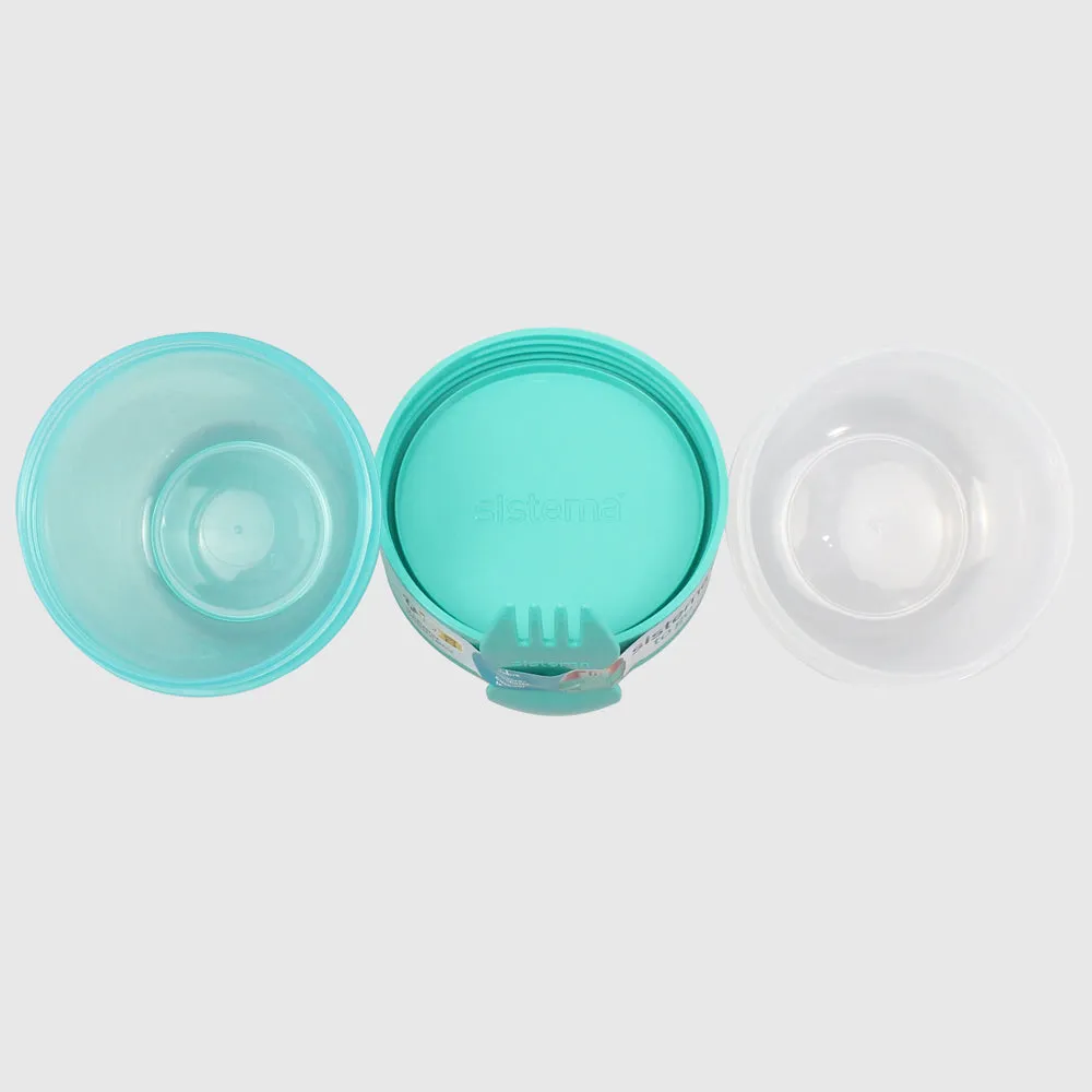 MINTY TEAL SISTEMA 515ML SNACK CAPSULEâ„¢ TO GOâ„¢ FOOD STORAGE