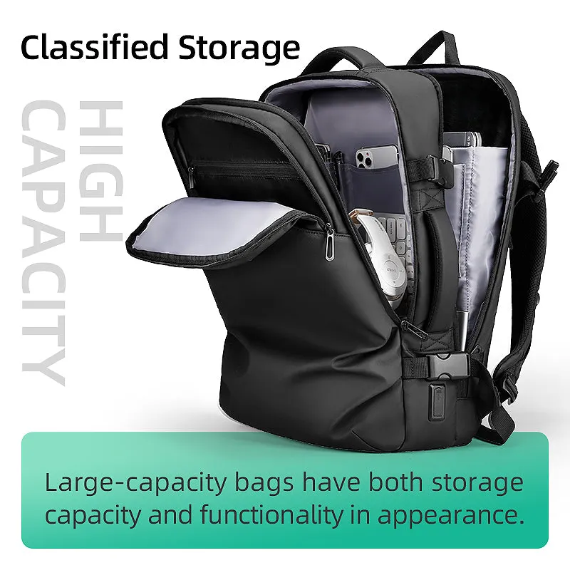 Mochila l: Versatile USB Water-Repellent Multifunctional Backpack for Modern Travels