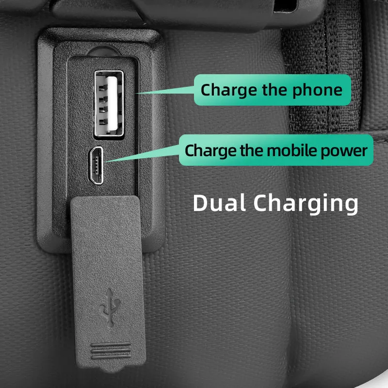 Mochila l: Versatile USB Water-Repellent Multifunctional Backpack for Modern Travels