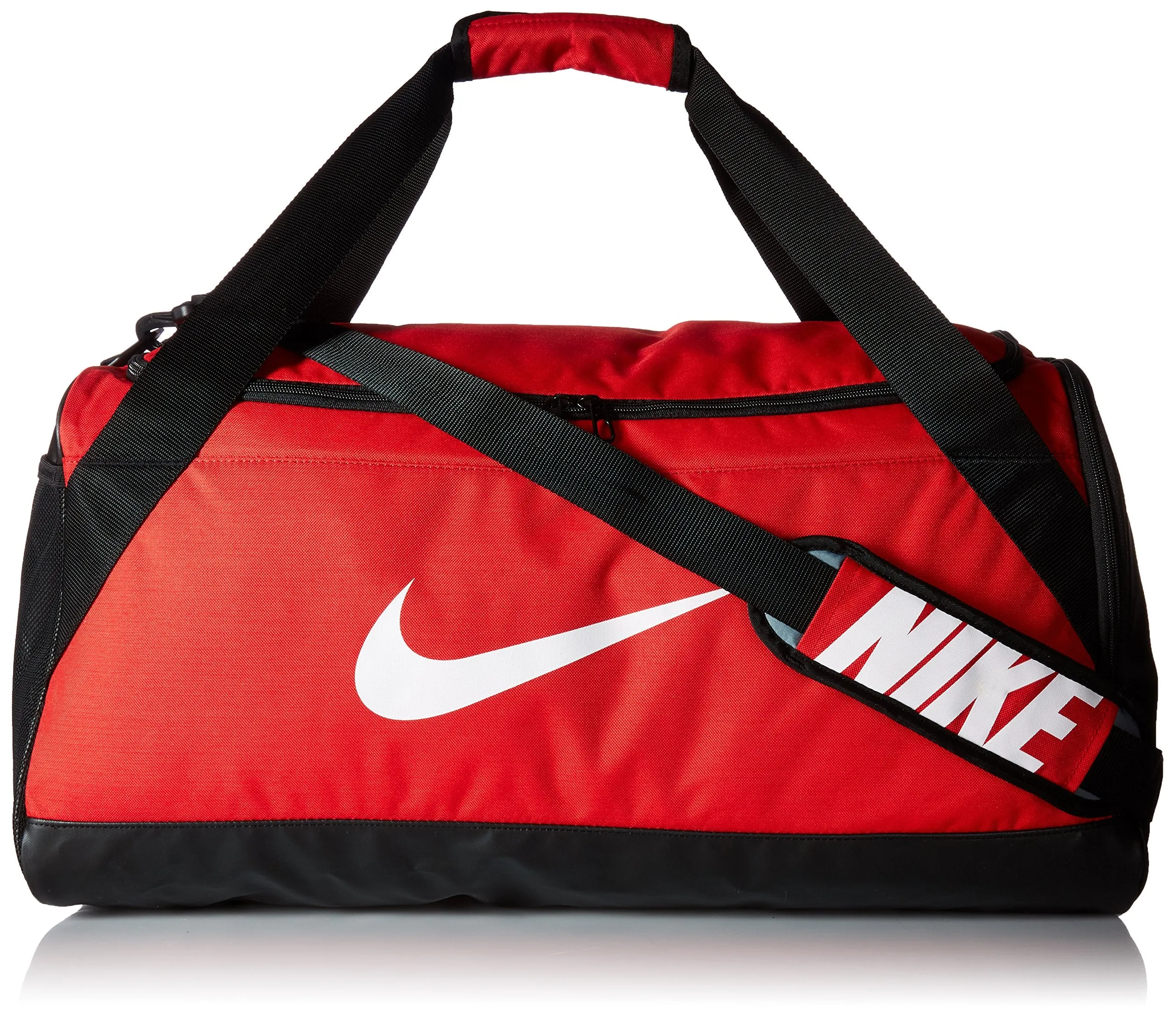 Nike Brasilia (Medium) Training Duffel Bag (University Red/Black/White, Medium)