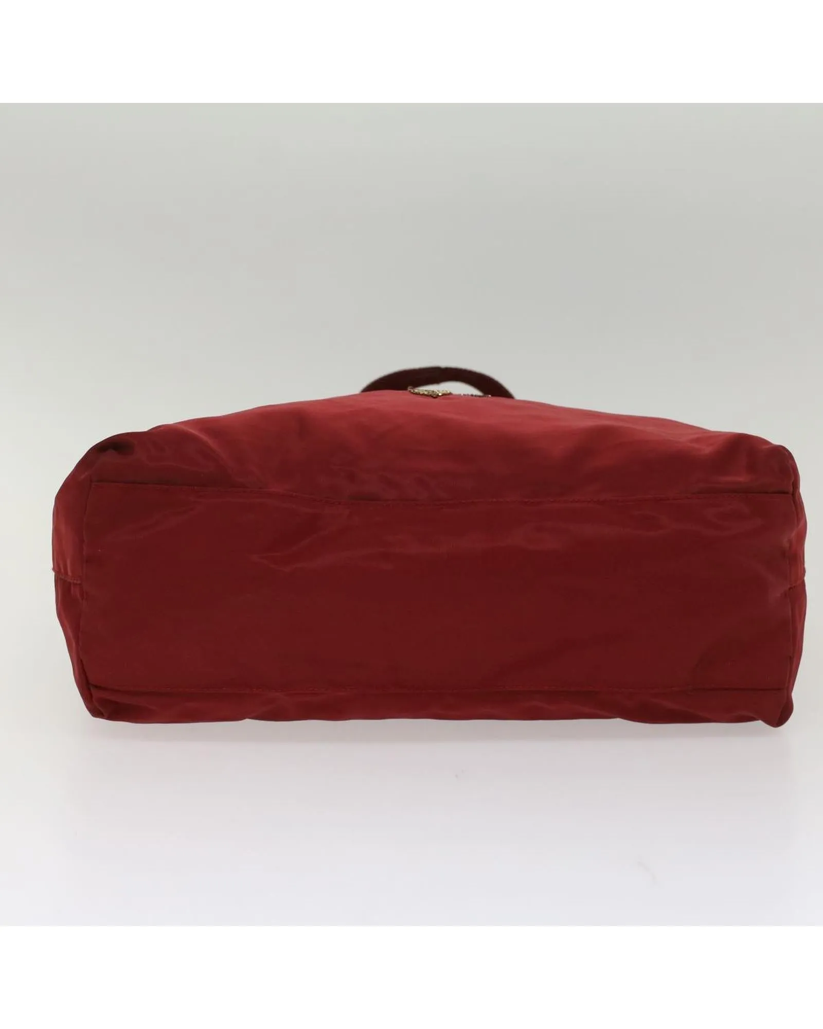 Nylon Tote Bag in Red