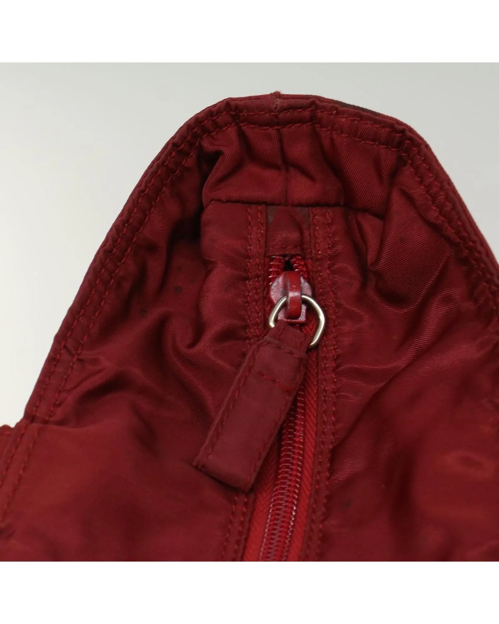 Nylon Tote Bag in Red
