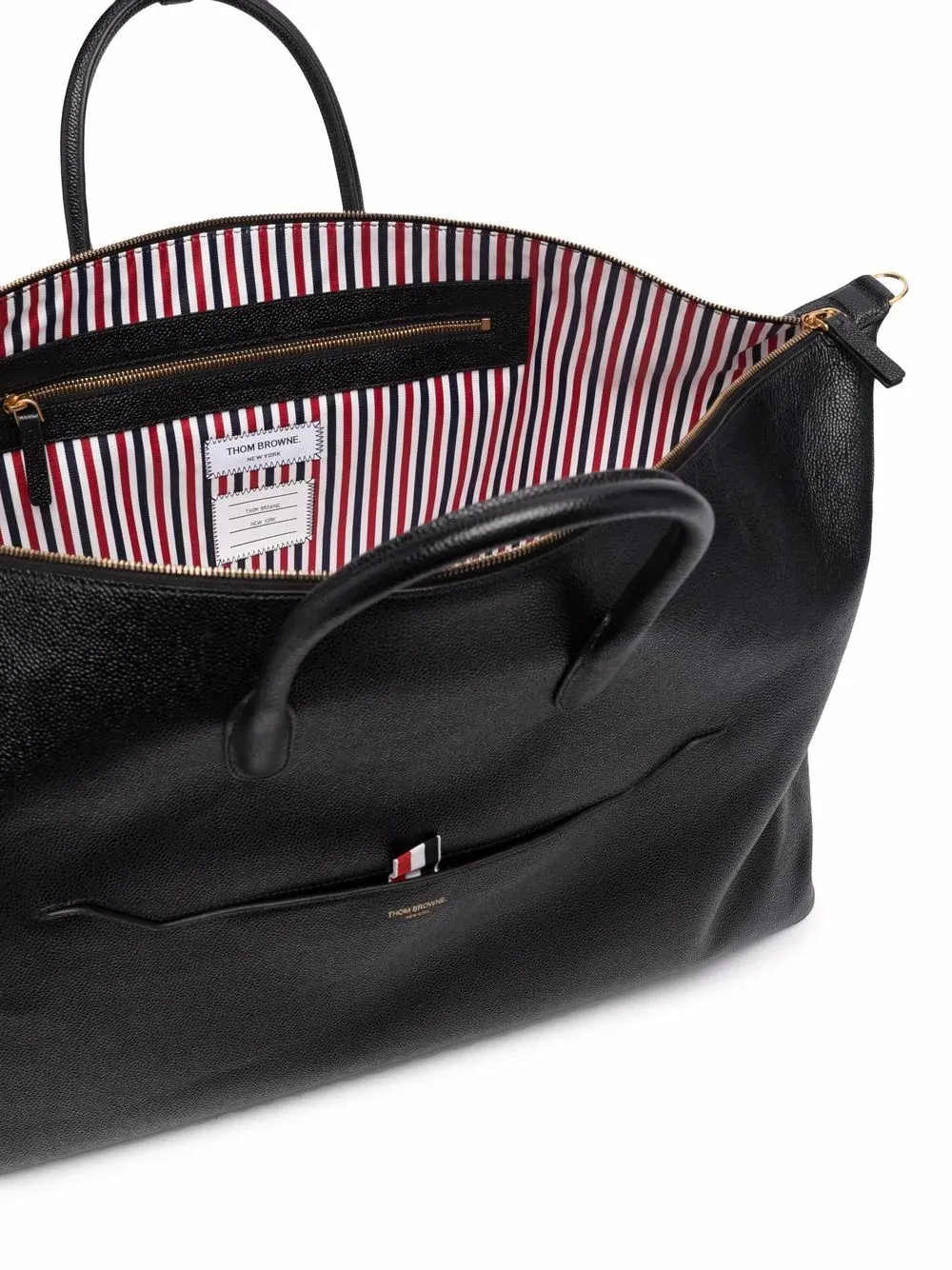 Pebble Grain Leather Soft Duffle
