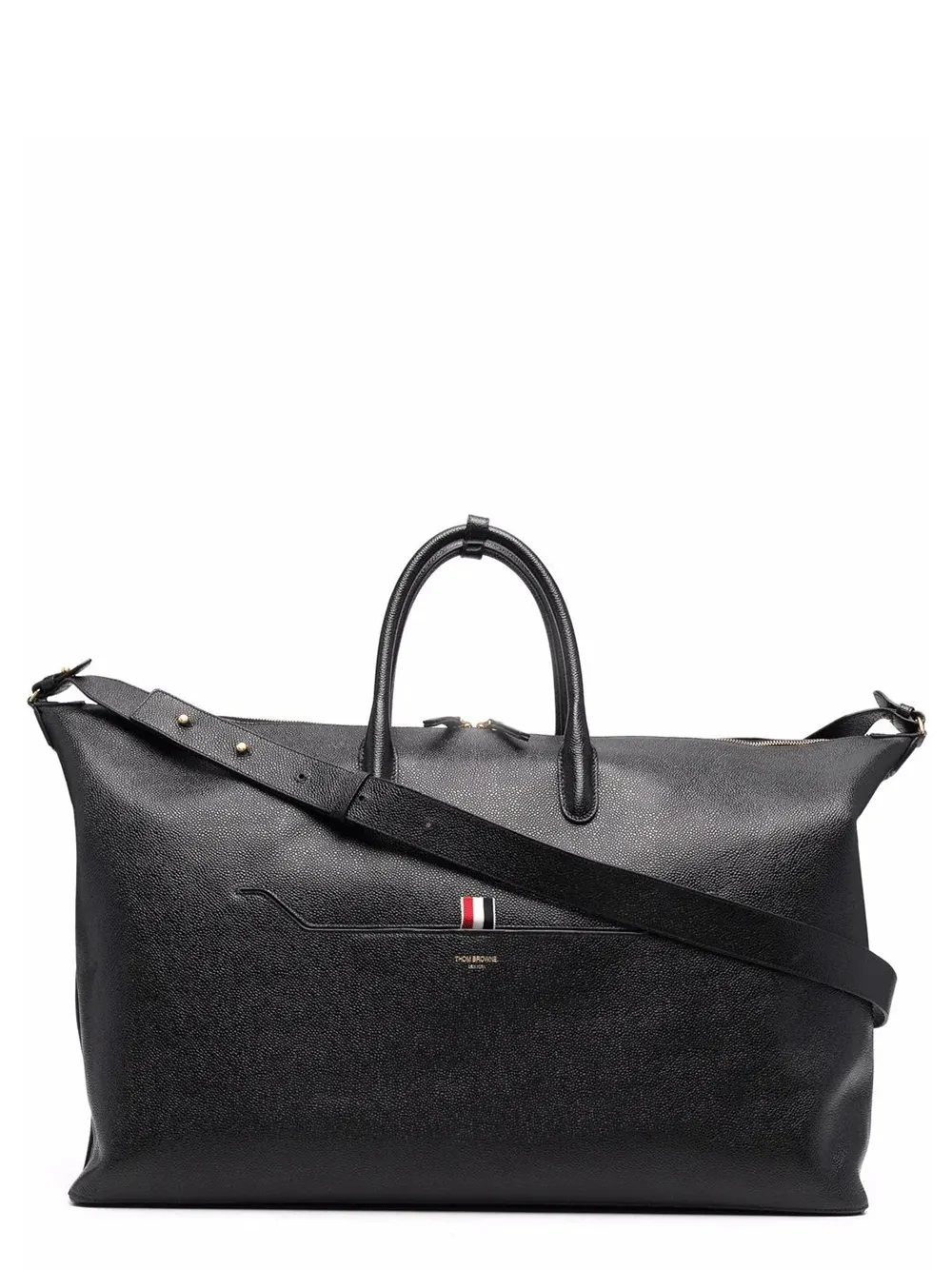 Pebble Grain Leather Soft Duffle