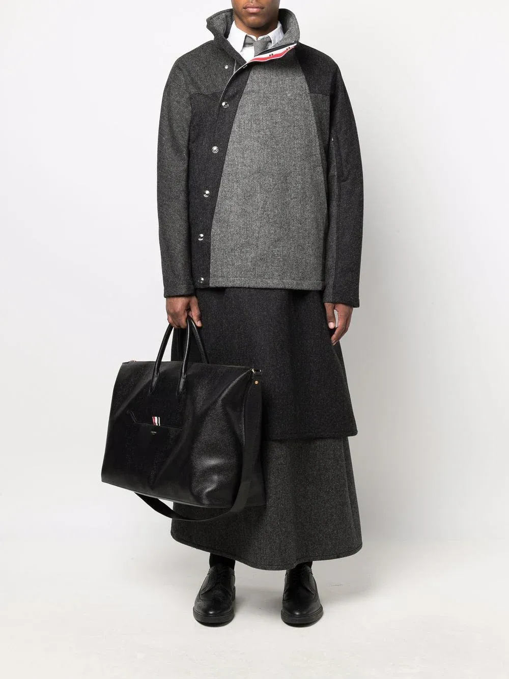 Pebble Grain Leather Soft Duffle