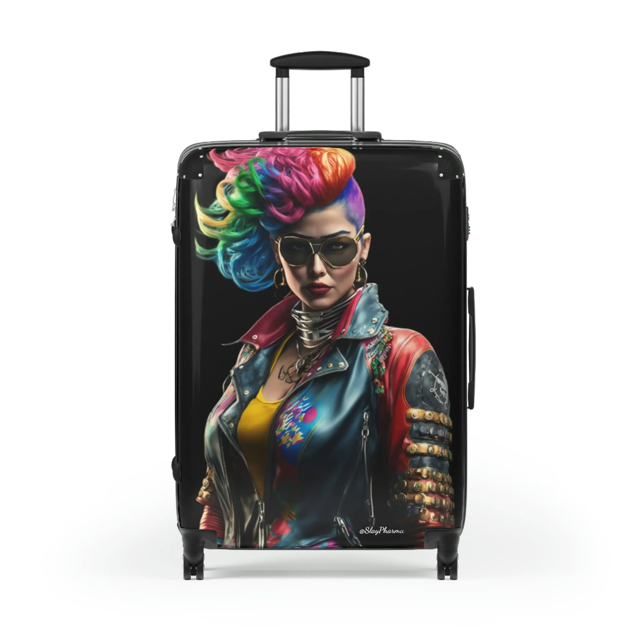 "Cyber Punk Rock Goddess" Suitcases
