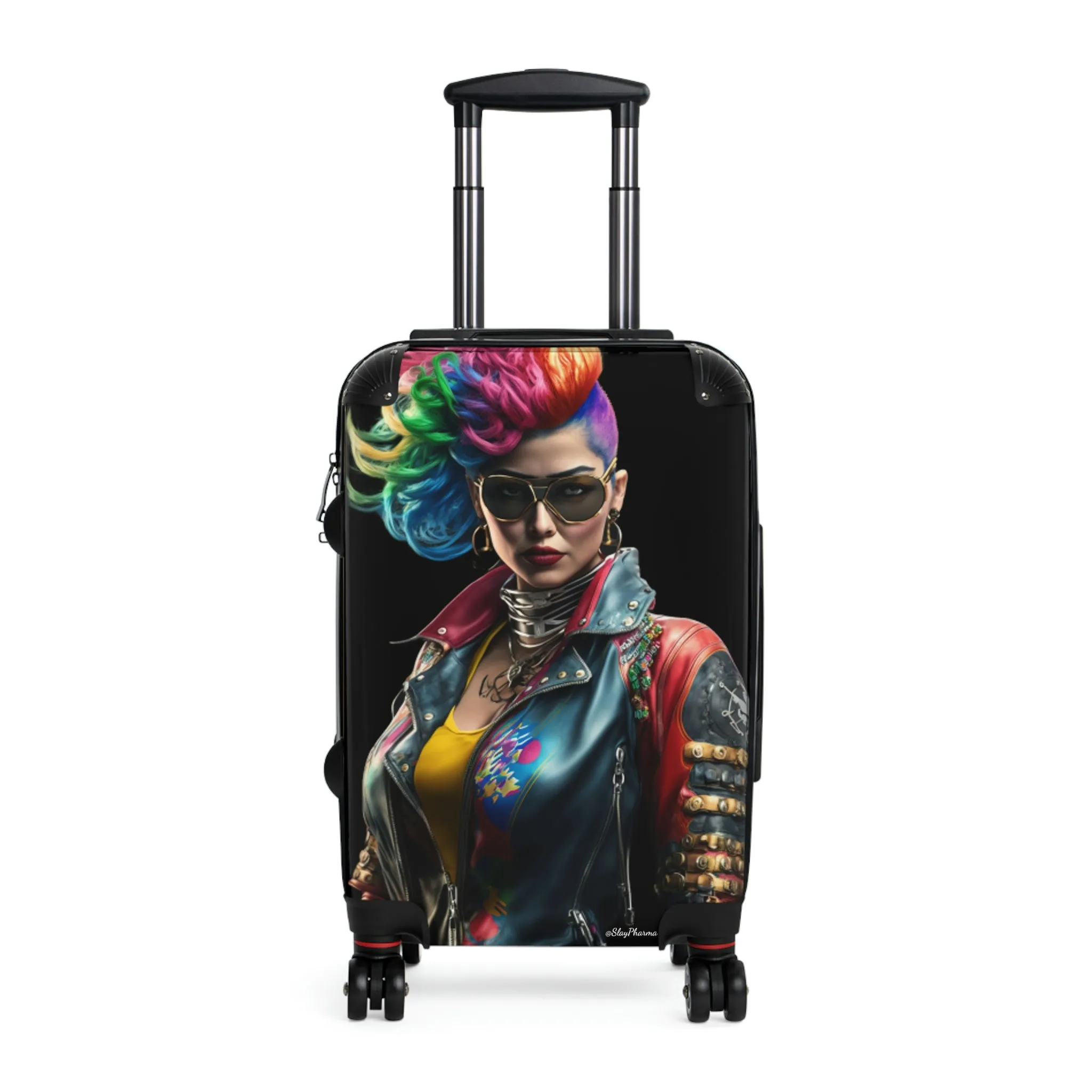 "Cyber Punk Rock Goddess" Suitcases