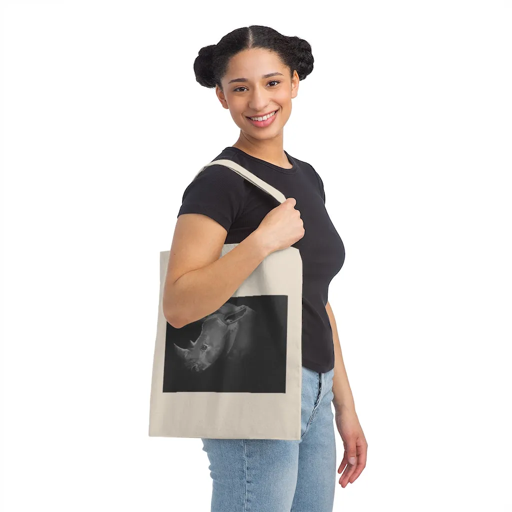 Rhino Canvas Tote Bag