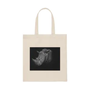Rhino Canvas Tote Bag