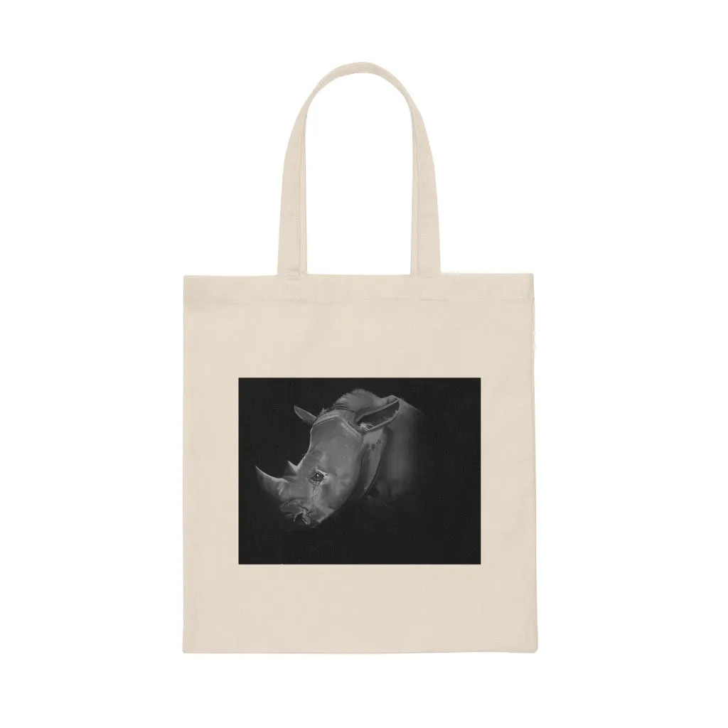 Rhino Canvas Tote Bag