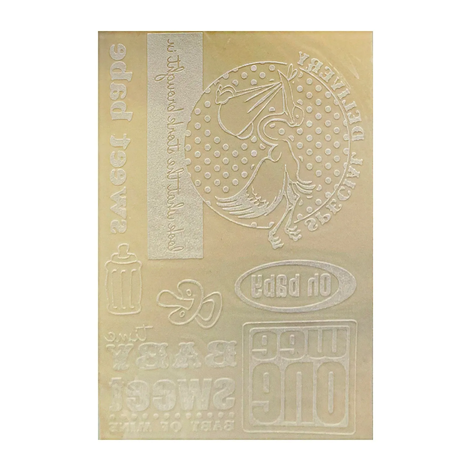 SEI Scrapbook Graphics - Iron-on Flock Transfers - Baby*