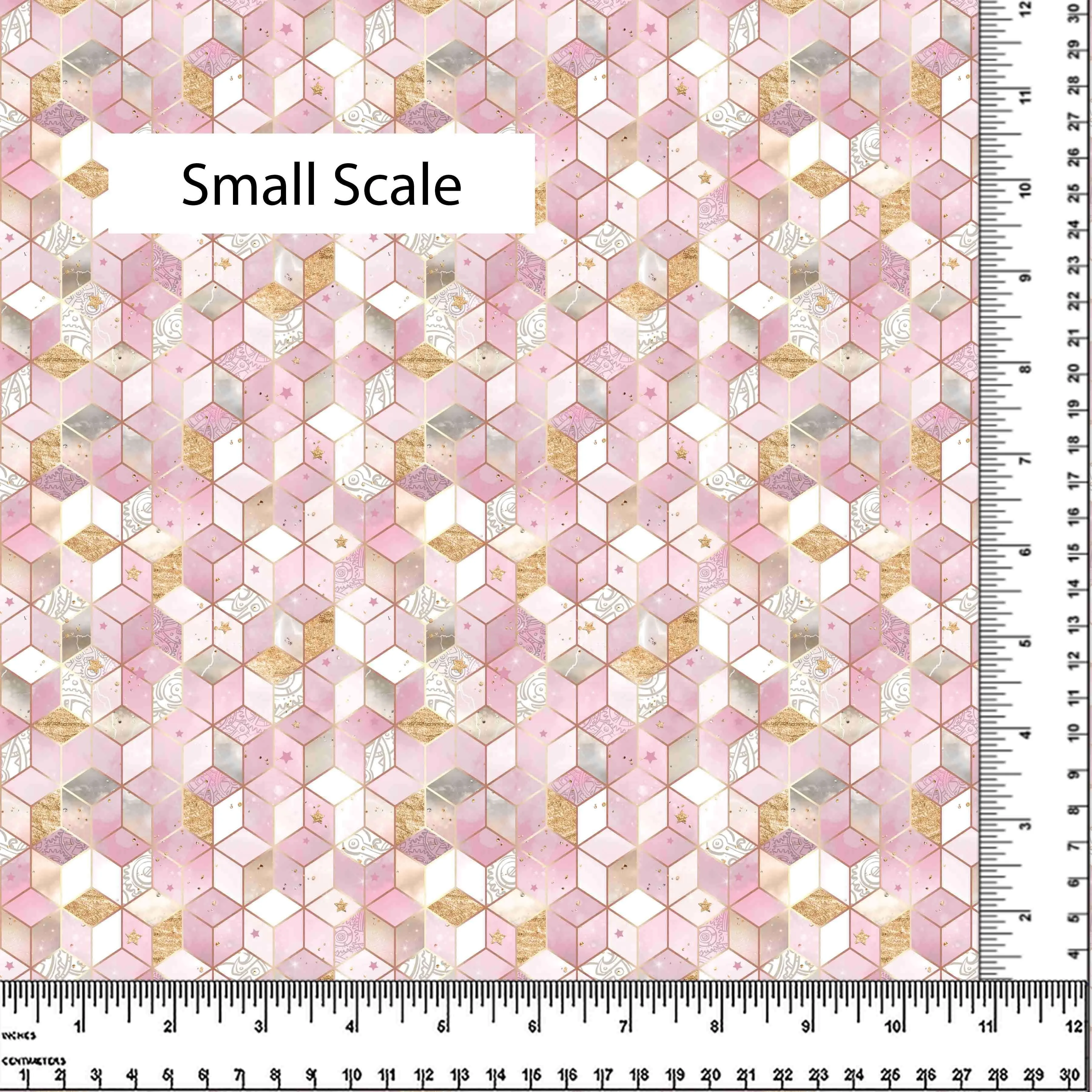 Steampunk Pink Cubes