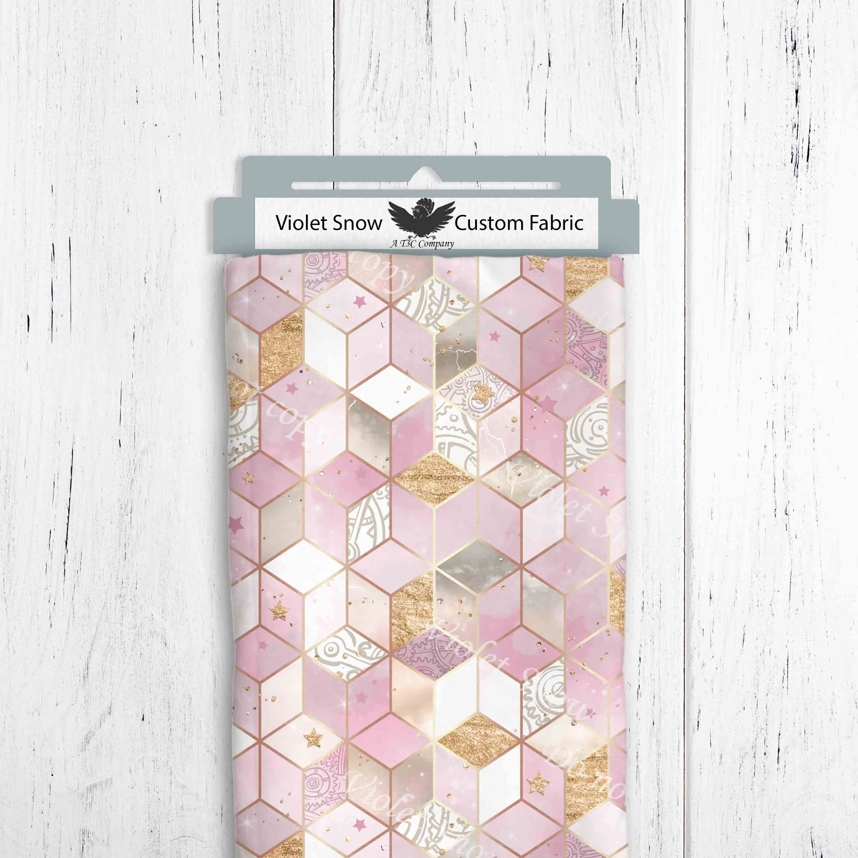 Steampunk Pink Cubes