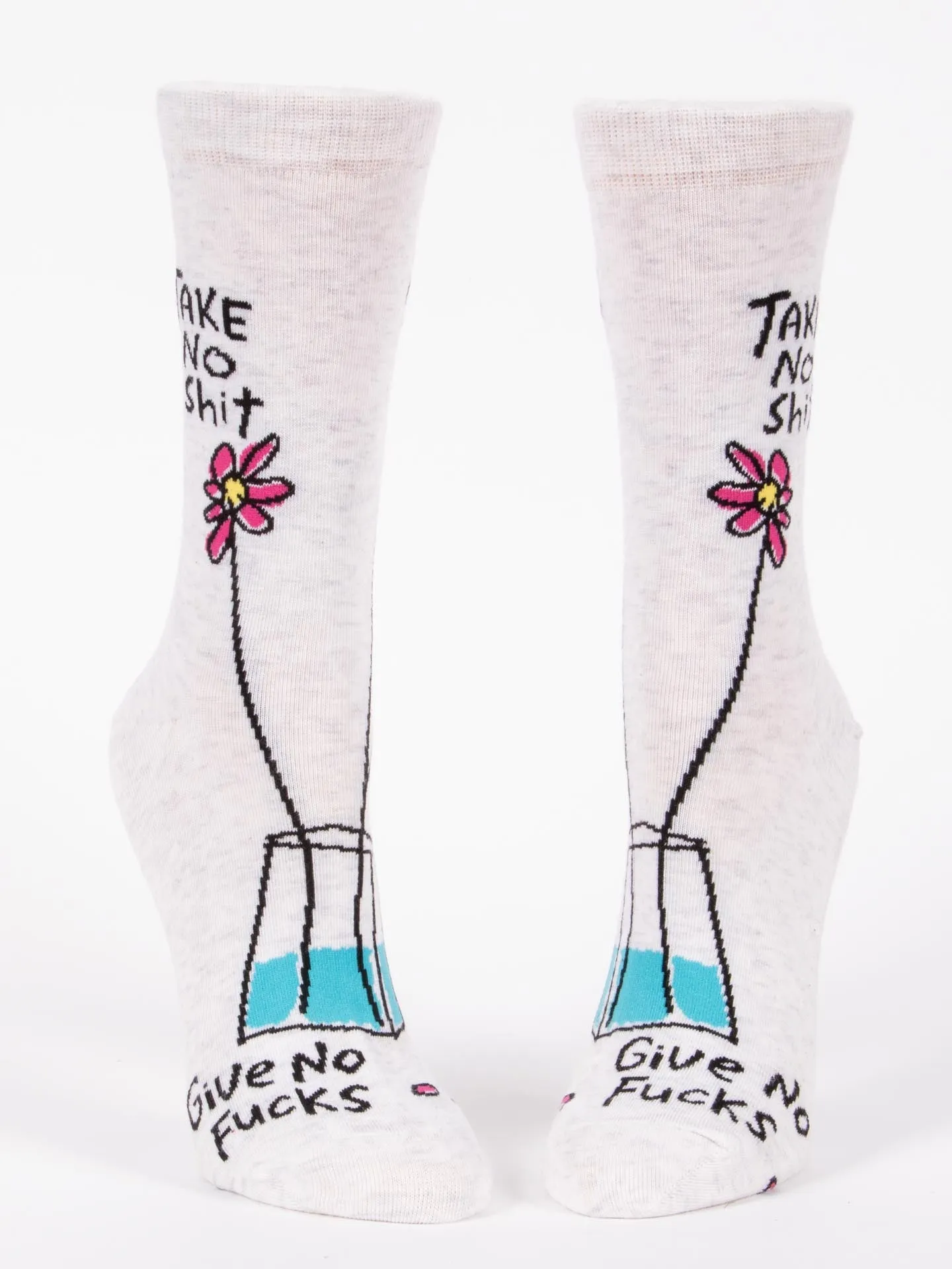 Take No Shit Give No Fucks W-Crew Socks
