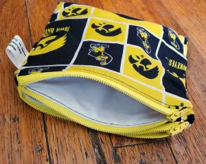 UIowa Double-Sided Waterproof Zip Pouch. Ready to Ship.