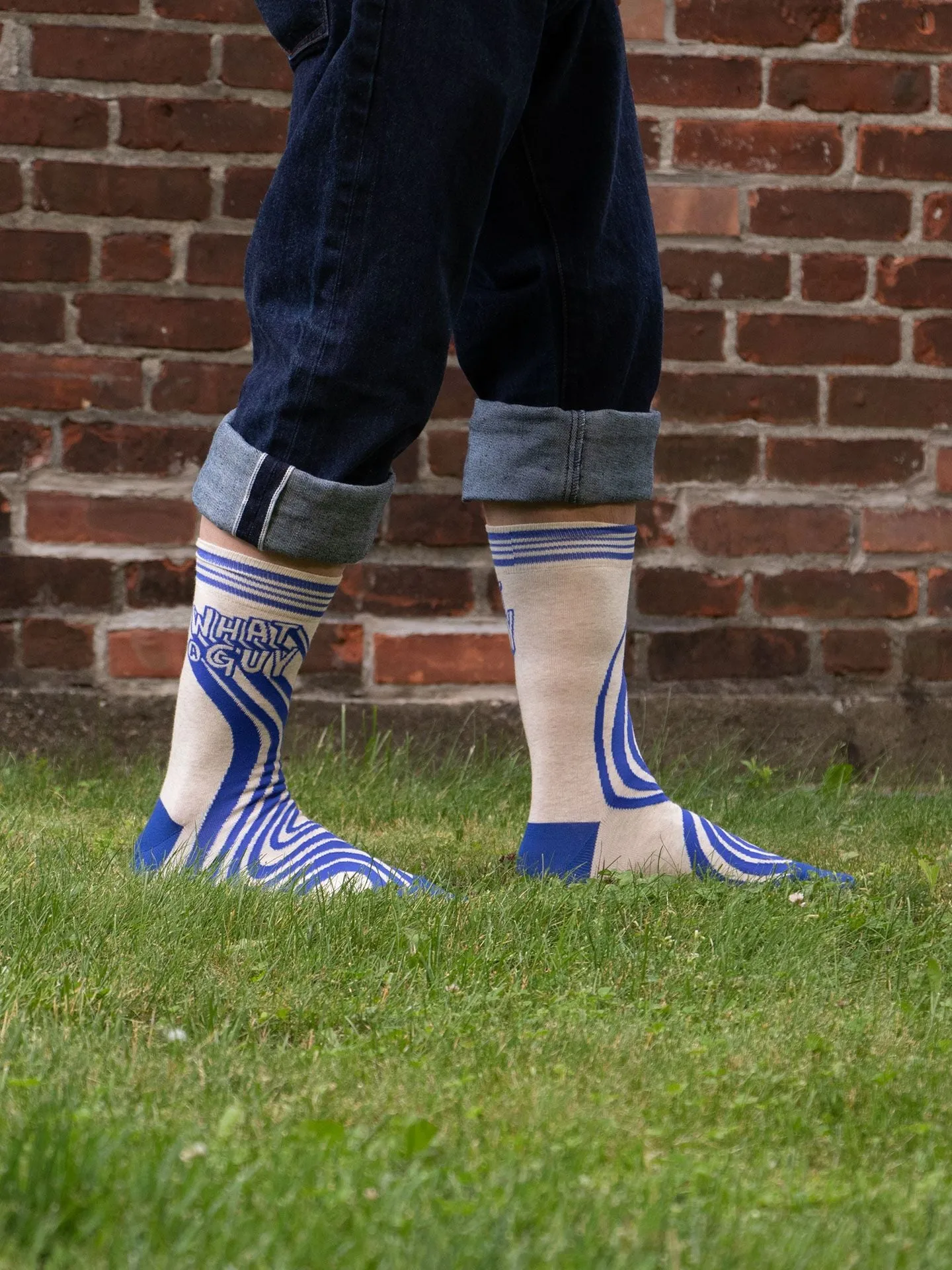 What A Guy M-Crew Socks